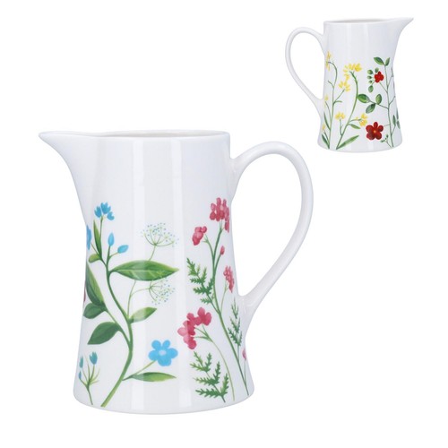 Pretty jug bone china - jug,,
