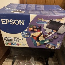 Boxed Epson Stylus 895 Retro Photo Printer A4 Rare Find