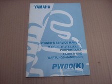 1998 yamaha pw80 - pw80(k), owner's