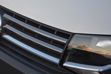 4pc Black Chrome Grille Trim