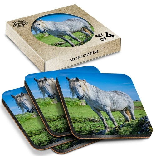 Boxed square coasters - boxed,