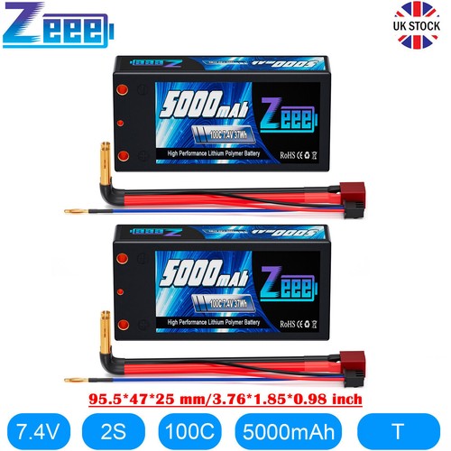 Zeee 2s 5000mah lipo - 7.4v,