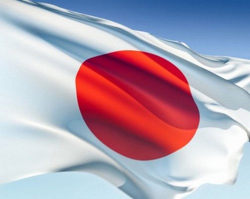 Flag japanese 100 - flag, poleyster