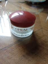 Vintage Y.s.L. Frosted Glass Cream Jar Empty