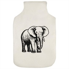 'Elephant Side Pose' Hot Water Bottle Cover (HW00032431)