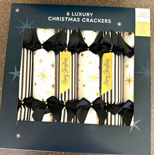 Luxury christmas crackers - crackers, 6