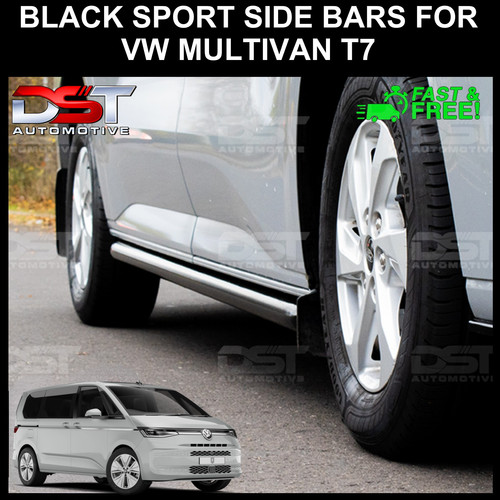 Dst black sports side bars - black,
