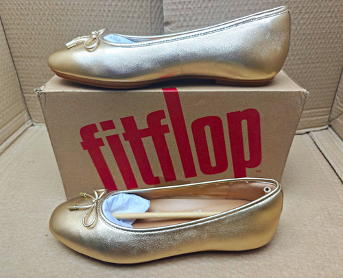 Fitflop women gold leather - fitflop,