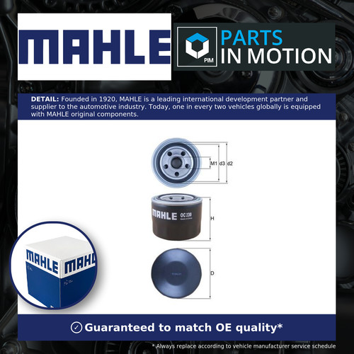 Oil filter fits - filter,