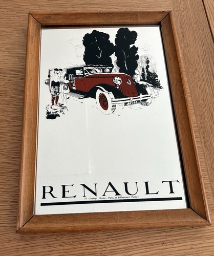 Vintage renault mirror - vintage,