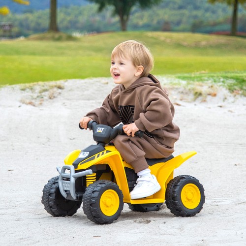 Kids electric atv yellow - 6v,