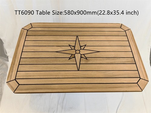 Rectangular teak table top - teak,