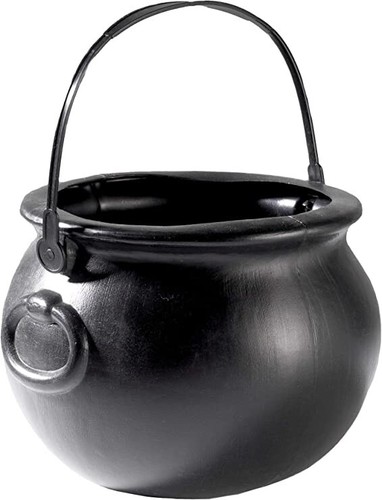 15cms black plastic witches - ,
