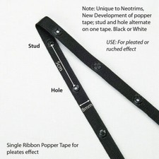 Single Press Stud Snap Popper