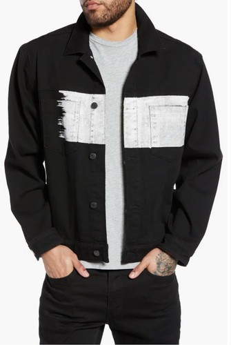 Wesc painted denim jacket - painted,