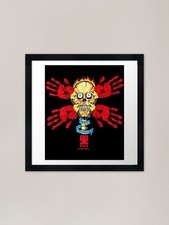 Pushead Seek And Reach Framed