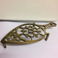 Vintage Brass  Trivet  8.5" x