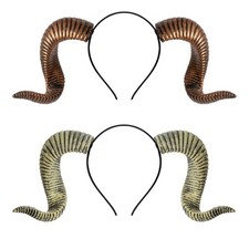 Detachable Goat Horn Hairband
