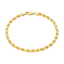 14k Yellow Gold Mens 4mm