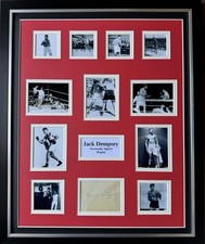 Boxing Jack Dempsey Signed