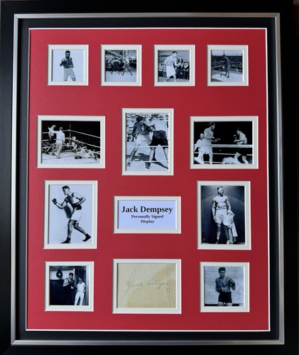 Boxing jack dempsey signed - jack,