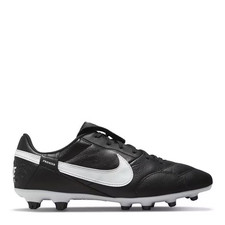 NIKE Mens Black & White Premier 3 FG Football Boots UK 8.5 NEW