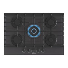 HISENSE GG773BUK 75cm Built-In Gas Hob 5 Burners Dial Control Black RRP £329!!