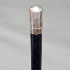 Old English Cane Real Silver