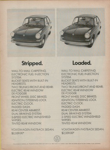 1969 volkswagen fastback - 1969,