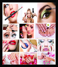 A4 SIZE - SALON BEAUTY MAKE UP SPA BARBER HAIRDRESSER MANICURE PEDICURE POSTER