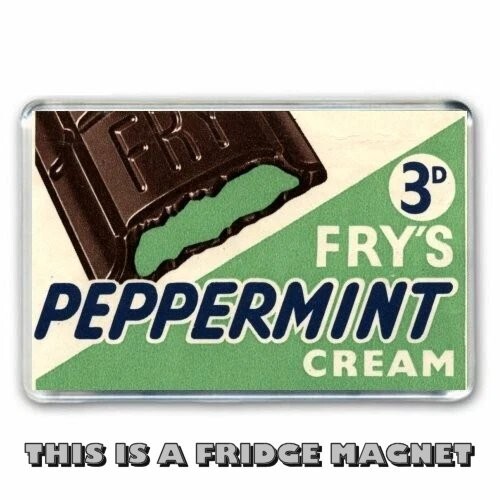 Fridge magnet retro chocolate - fridge,