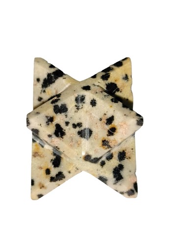 Dalmatian jasper merkaba - merkaba, •