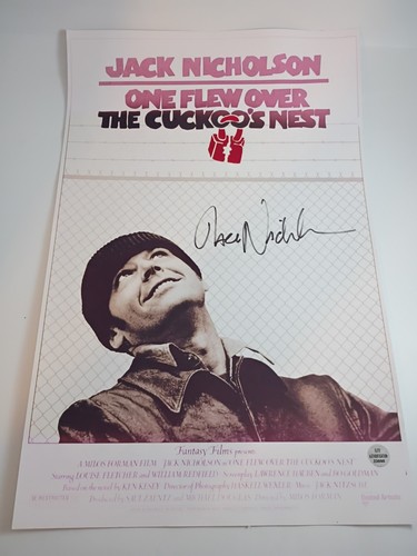 Jack nicholson signed one - jack,
