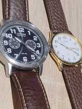 Two Citizen Mens Watches One Dress Watch And One Eco Drive