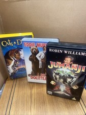 VHS PG Bundle Jumanji Dr DoLittle 2 & Cats & Dogs Classics Vintage Video Tapes