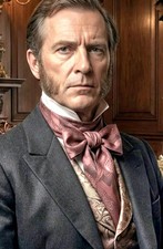 Pink Grey Jacquard Cravat