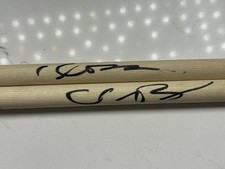Clem Burke Blondie Hand-Signed Drum Stick Set of 2