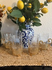 Moroccan Tea Cups W/ Gold