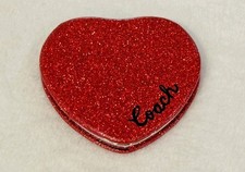 COACH ~ Red Heart Glitter