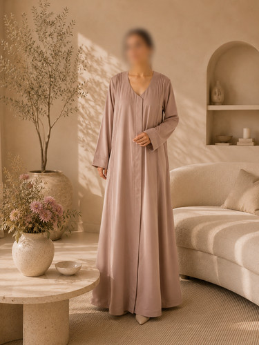 Plain simple abaya dress - simple,