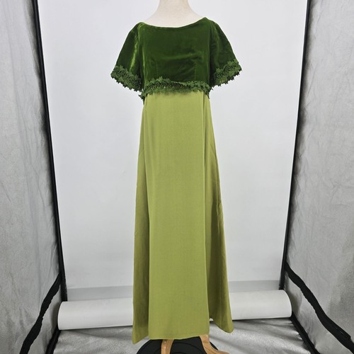 Vintage 1960s green velvet - vintage,