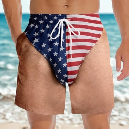 Fun american flag men - fun,