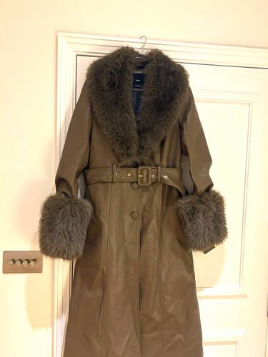 Mango brown faux - mango, leather