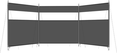 Camping windbreak outdoor - camping, 4.4m