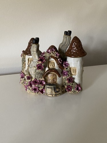 Studio pottery castle fairy - pottery,