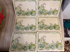 Vintage Table Mats x6