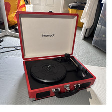 Intempo retro audio red record - intempo,