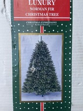 Luxury  7 Foot Spruce Christmas Xmas Tree Artificial Tree With Stand Norman fir