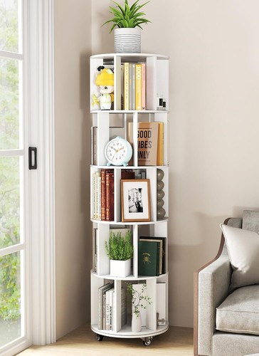 Tier rotating bookshelf - tier,