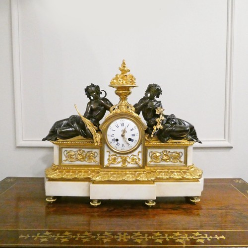 Antique french mantel - antique,
